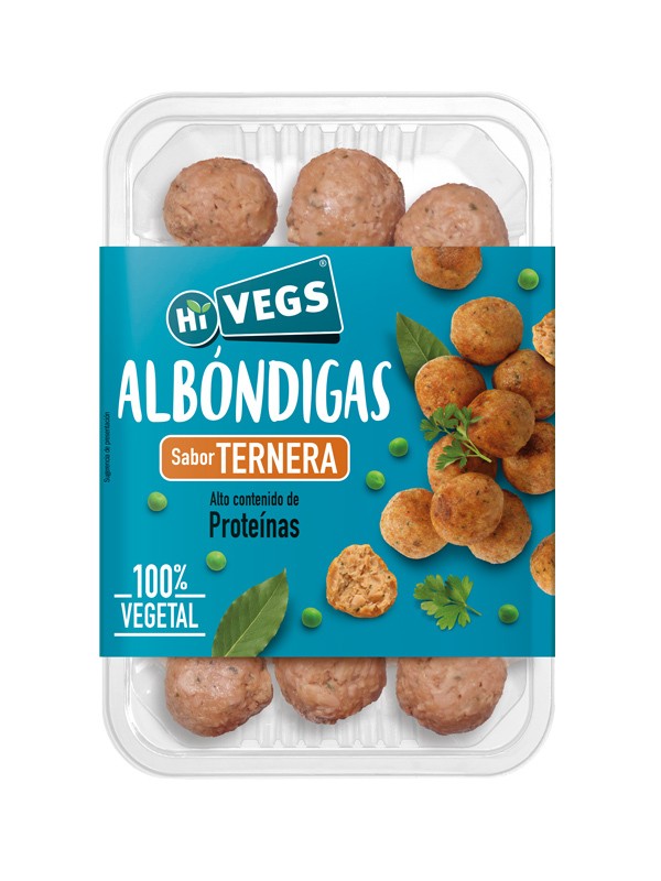 Refrig albóndigas ternera plant based 200g - hivegs!