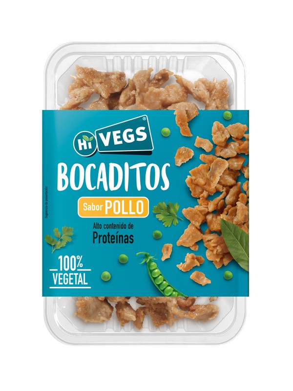 Refrig bocaditos pollo plant based 180g - hivegs!