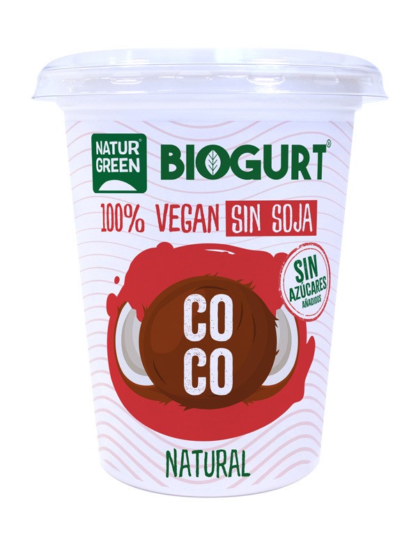 Refrig biogurt coco nature bio 400 g