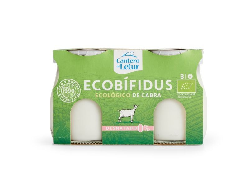 Refrig ecobifidus de cabra desnatado bio 2x125g