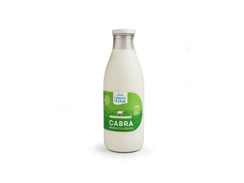 Refrig leche cabra pasteurizada semidesnatada bio 1l