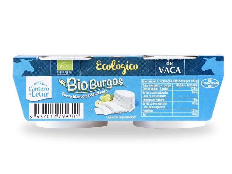 Refrig queso bio bioburgos  vaca 2x100g