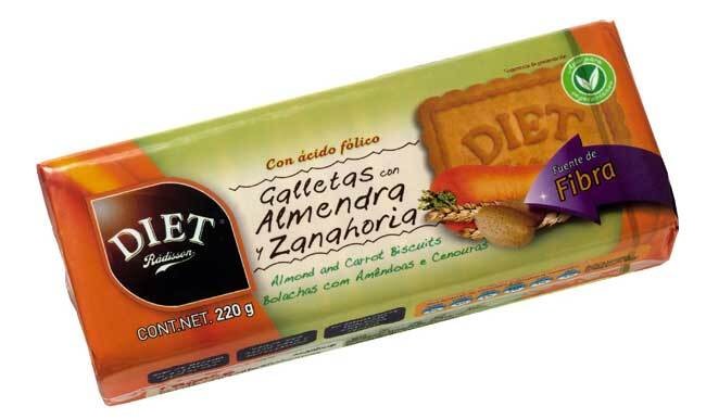 Galletas almendra zanahoria 220gr