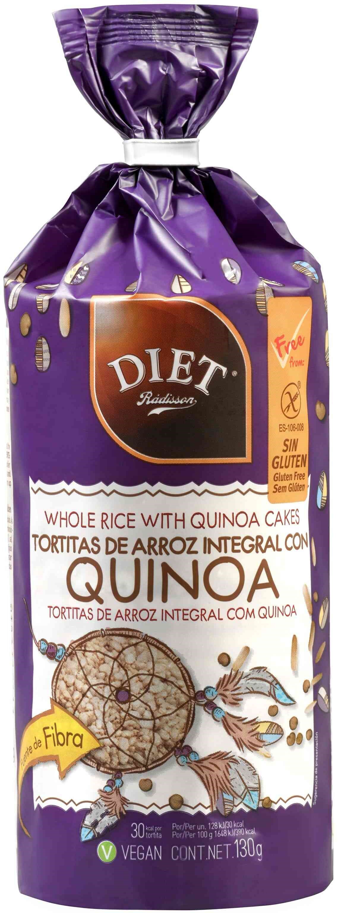 Tortitas de arroz y quinoa sin gluten 130 gr