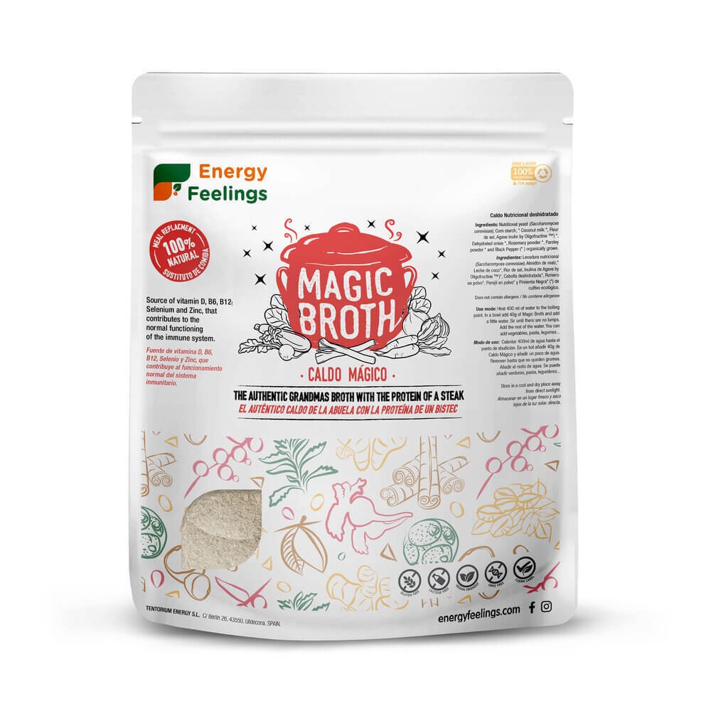 Caldo proteico nutricional magic broth 500g