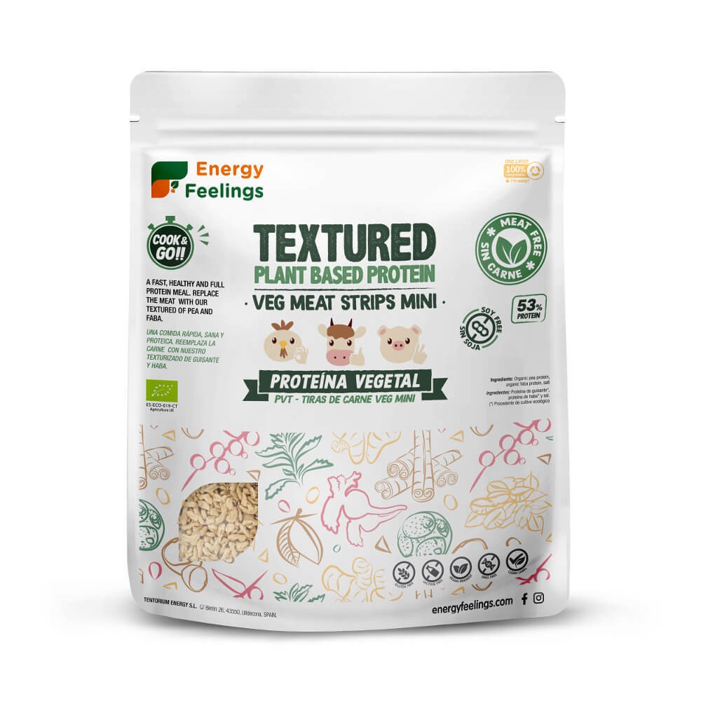 Tiras de no carne vegana mini eco (pvt) 200g