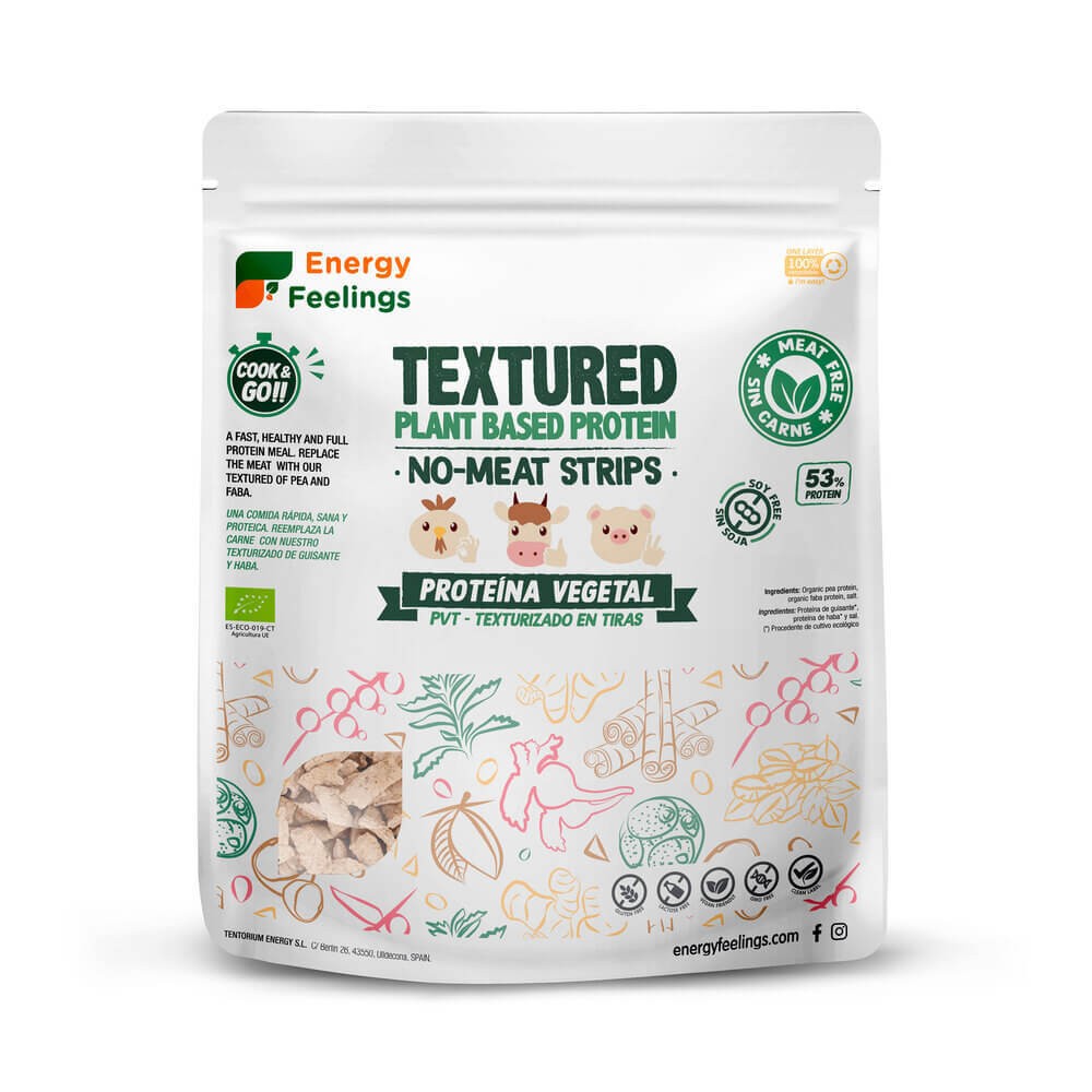 Tiras de no carne vegana eco (pvt) 200g