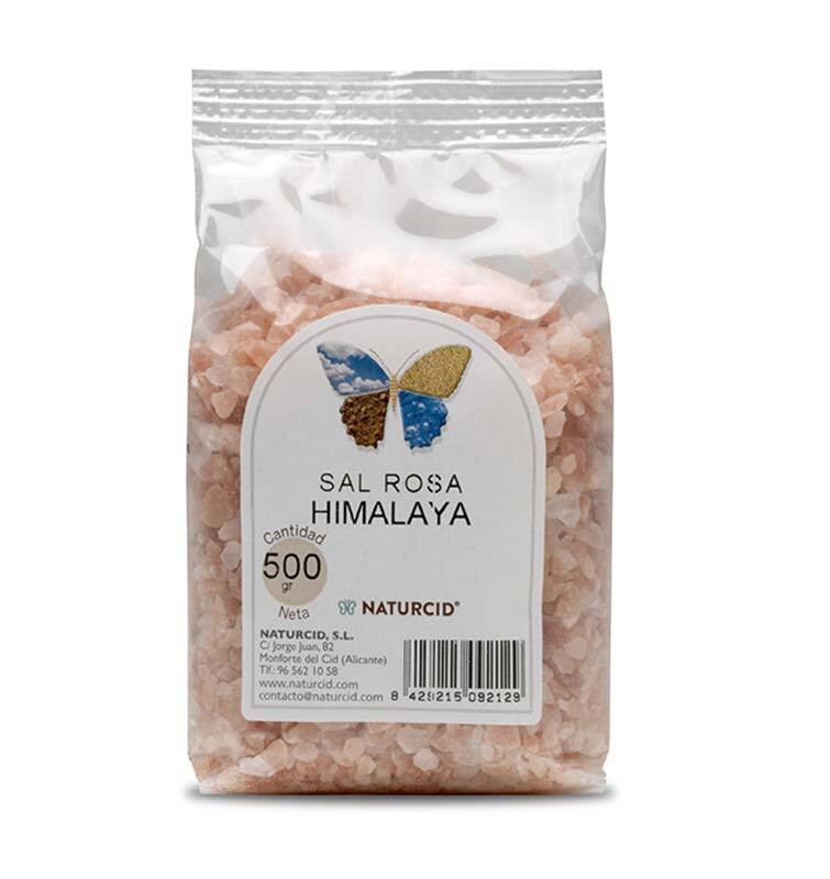 Sal rosa del himalaya gruesa 500 gr.