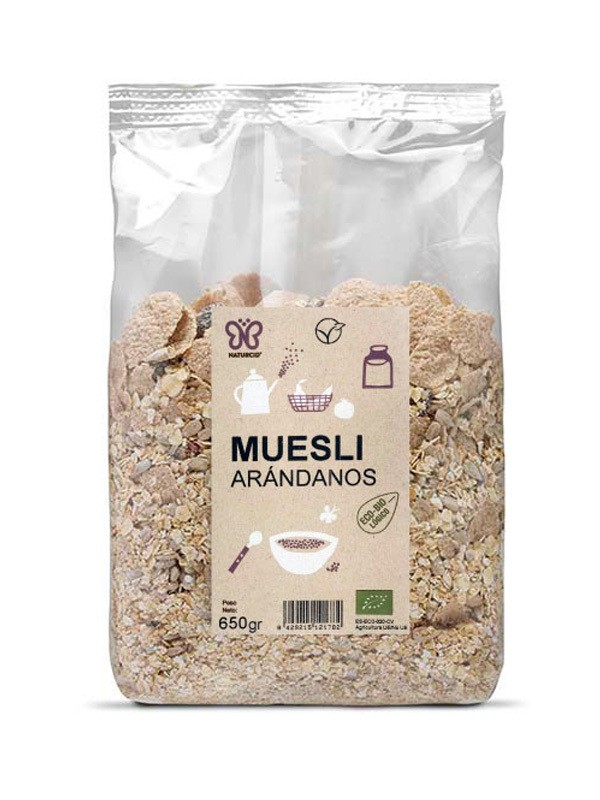 Muesli arándanos -eco- 650 gr.