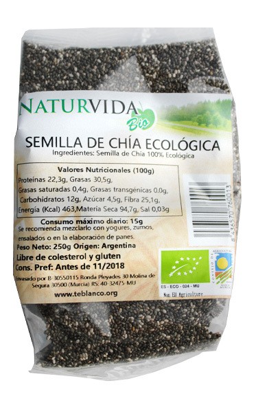 Semilla chia bio 250g