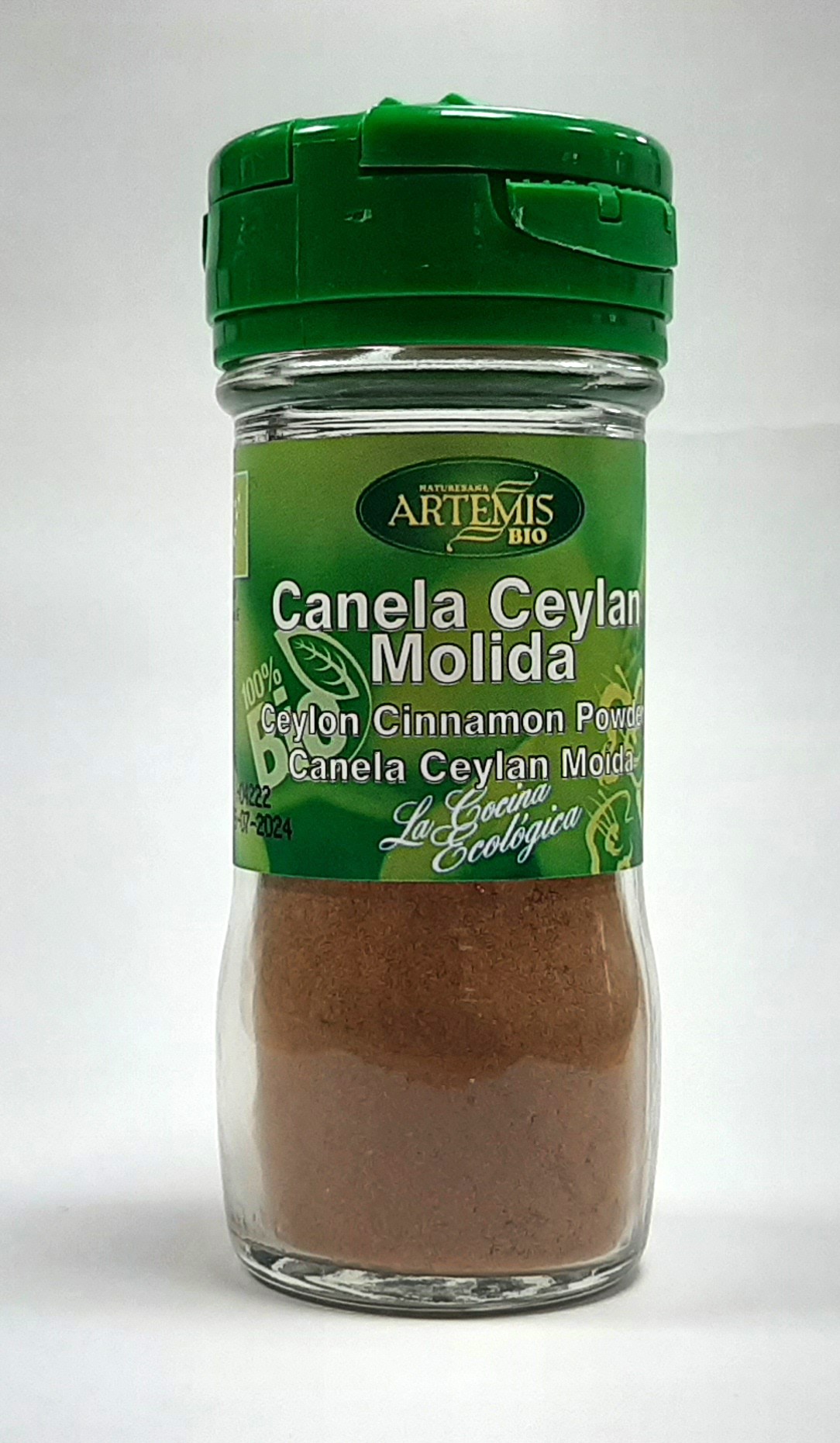 Canela ceylán molida bio 25 g