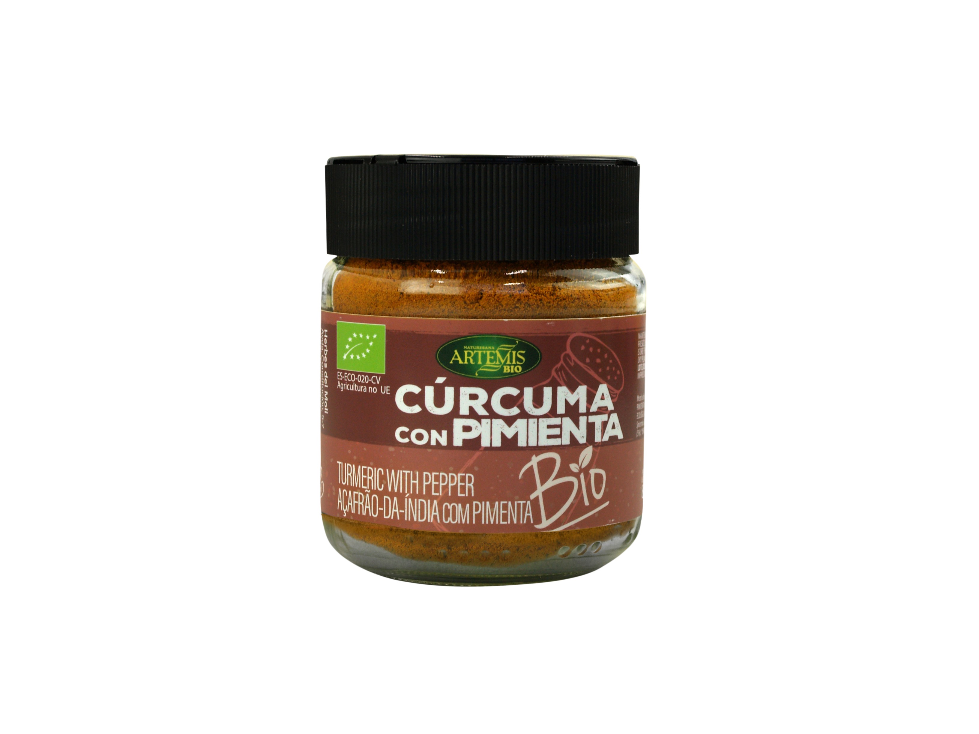 Curcuma con pimienta bio 80 g