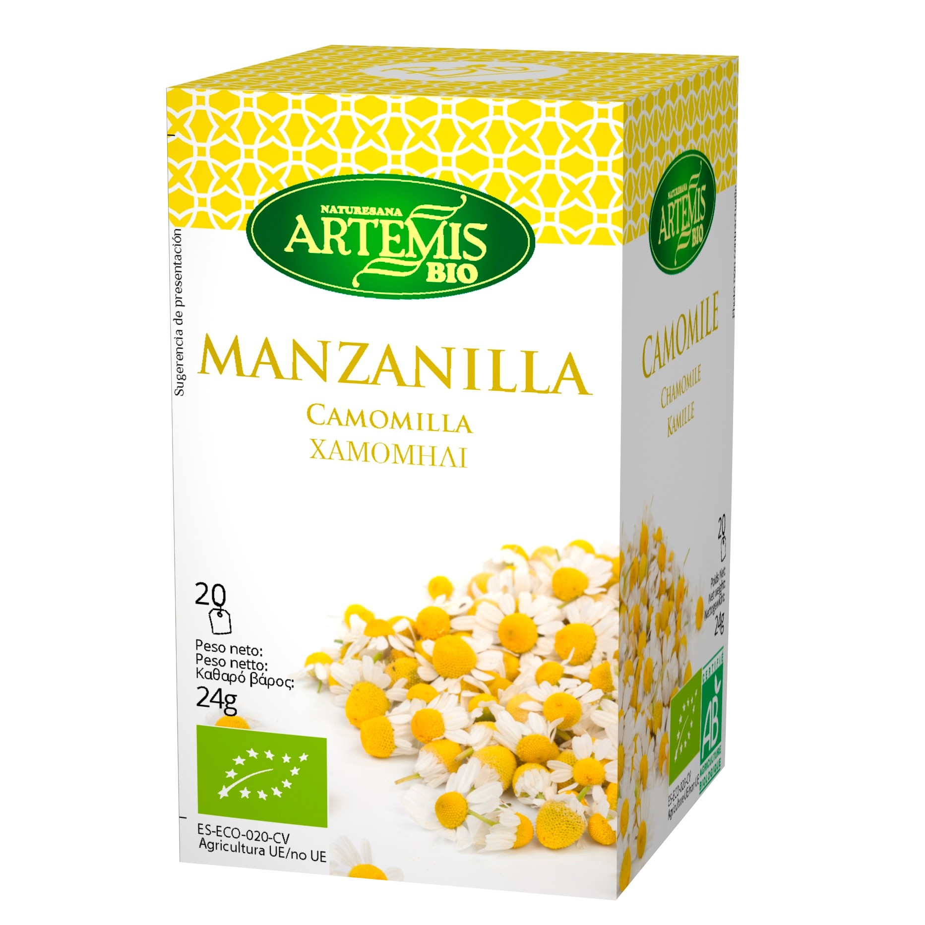 Manzanilla infusión eco 24g