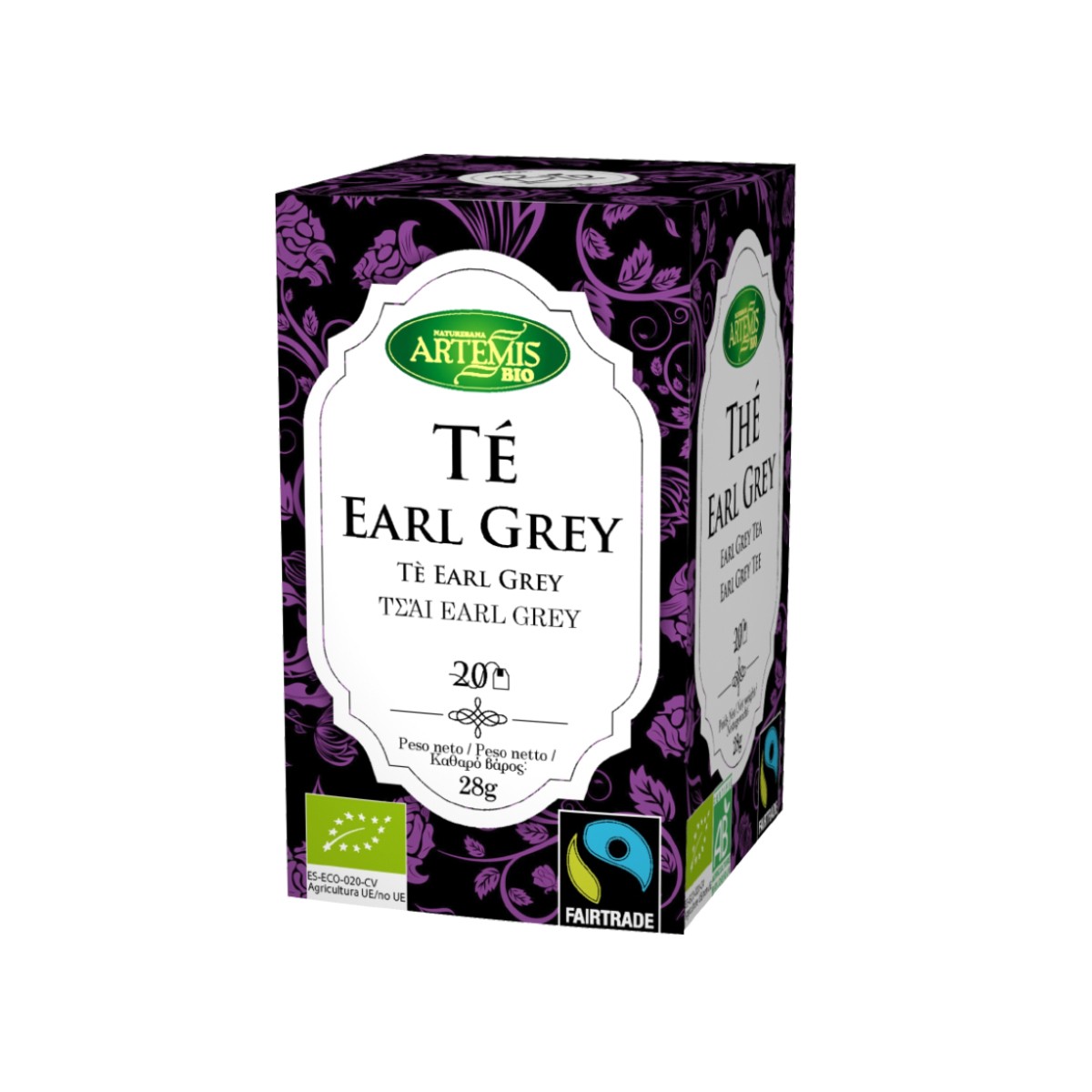 Té earl grey infusión fair trade eco 28g