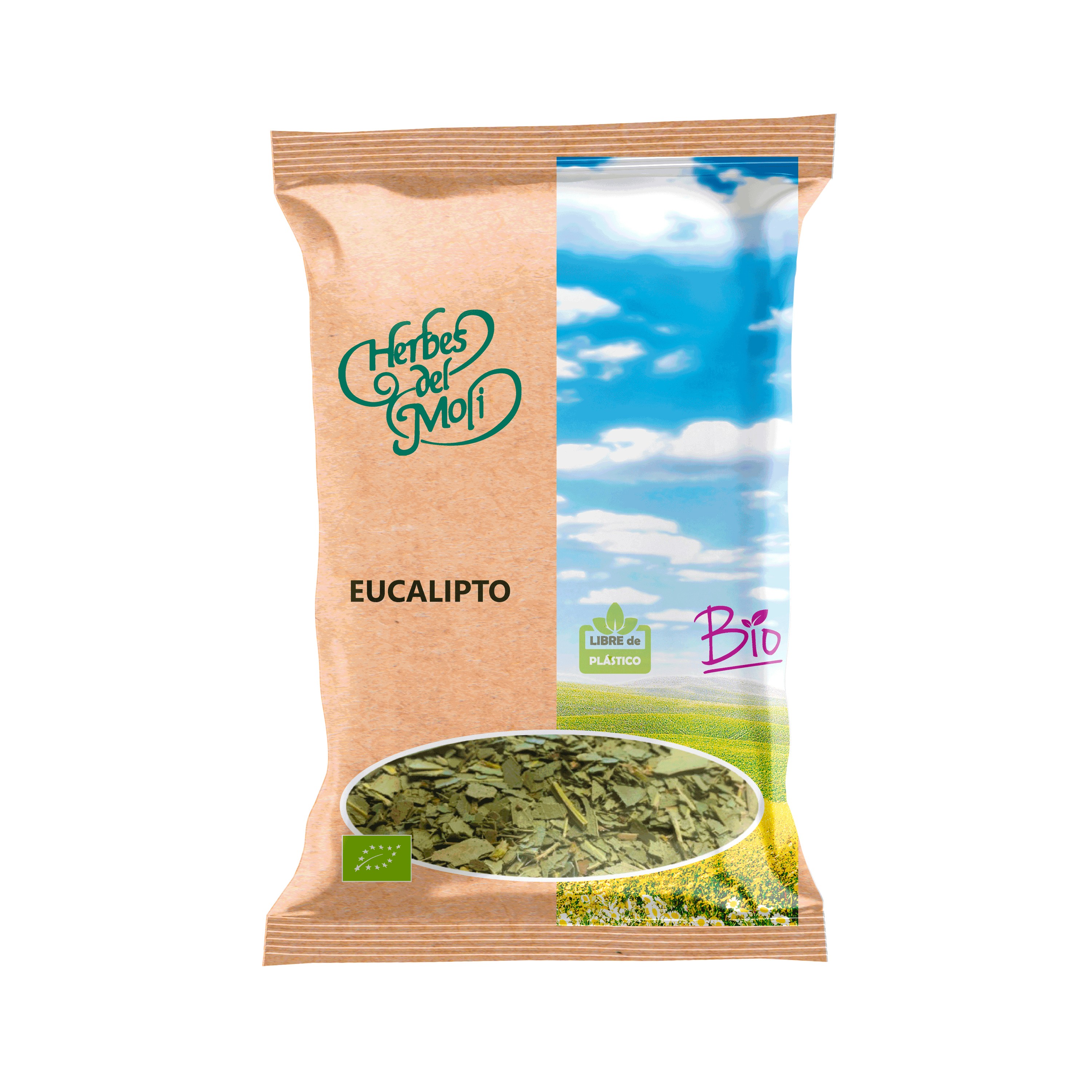 Bolsas de eucalipto hojas eco 70g