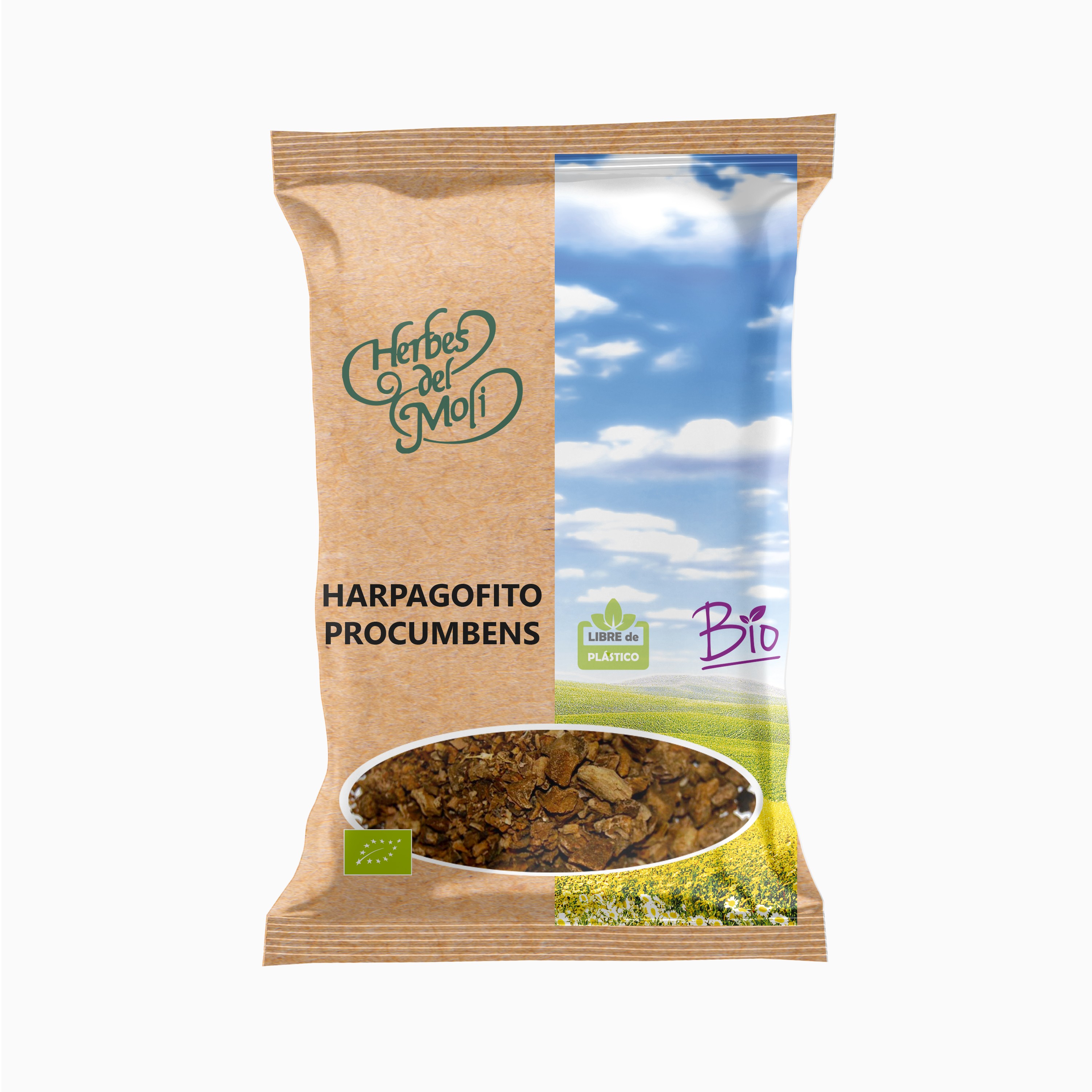 Bolsa de harpagofito procumbens raíz eco 100g