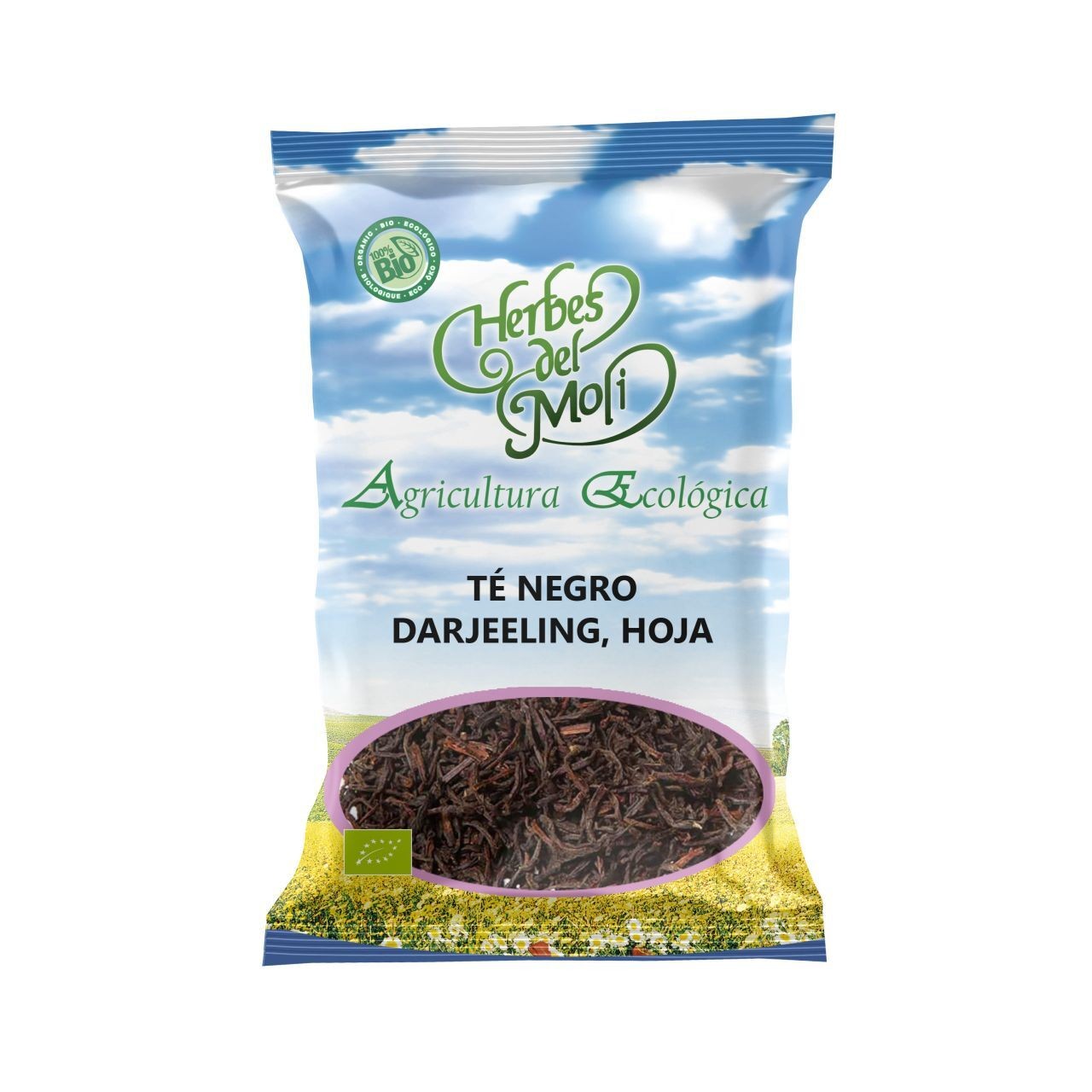 Bolsas de té negro darjeeling hoja eco 60g