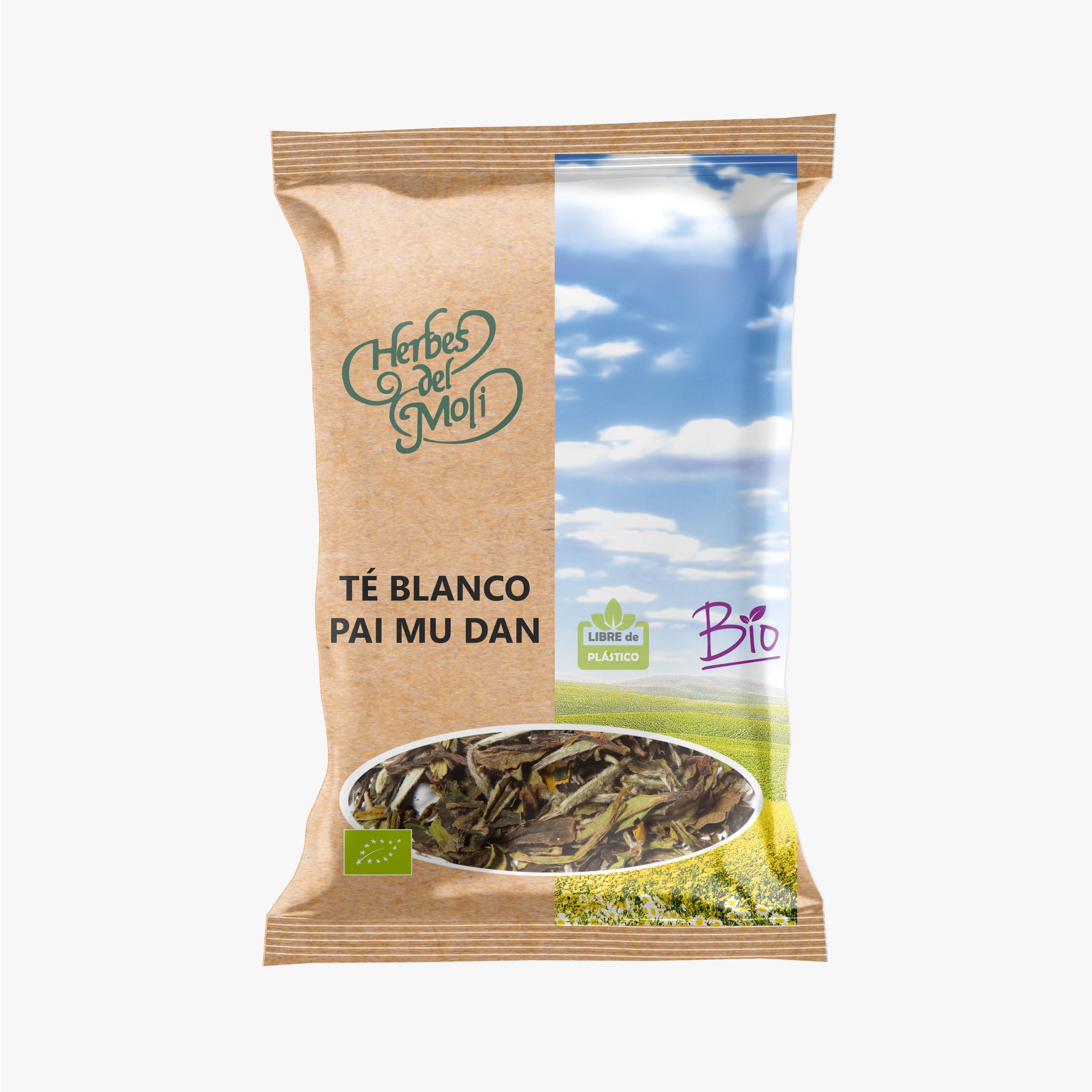 Bolsas de té blanco pai mu dan eco 30g