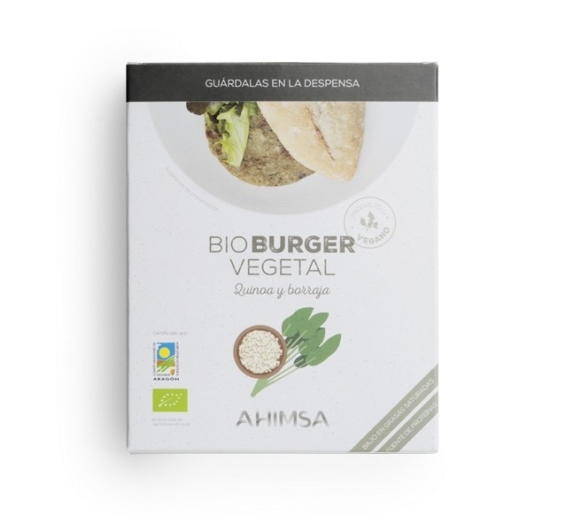 Hamburguesa vegetal avena, quinoa y verduras bio ld 160 g