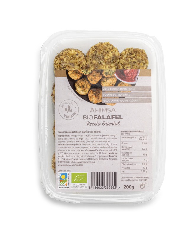 Refrig falafel bio receta oriental 200 gr