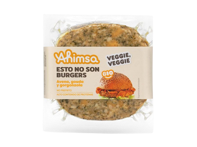 Refrig hamburguesa vegetal bio  avena gouda y gorgonzola 750gr