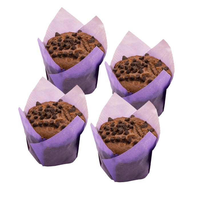 Pack muffin cacao con pepitas de choco (4x85g)