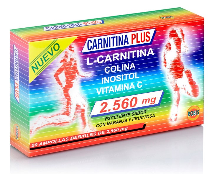 Carnitina plus 20amp 2560mg