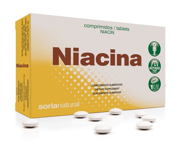 Niacina (vit. b3) comprimidos retard 48 comp x 200mg