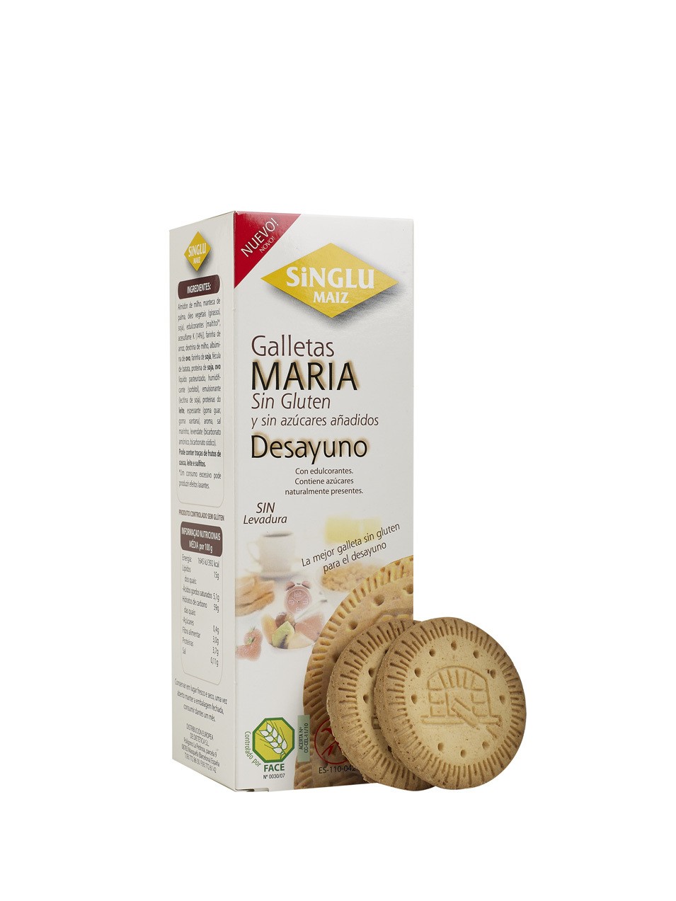 Galleta maria desayuno s/az singlu 200gr