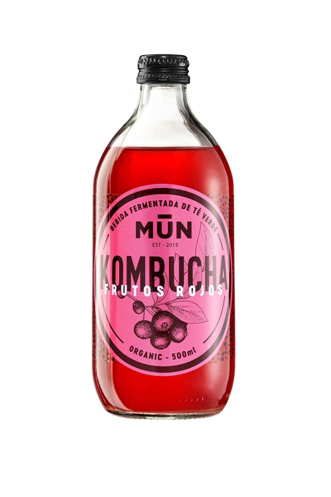 Mun kombucha frutos rojos 500ml