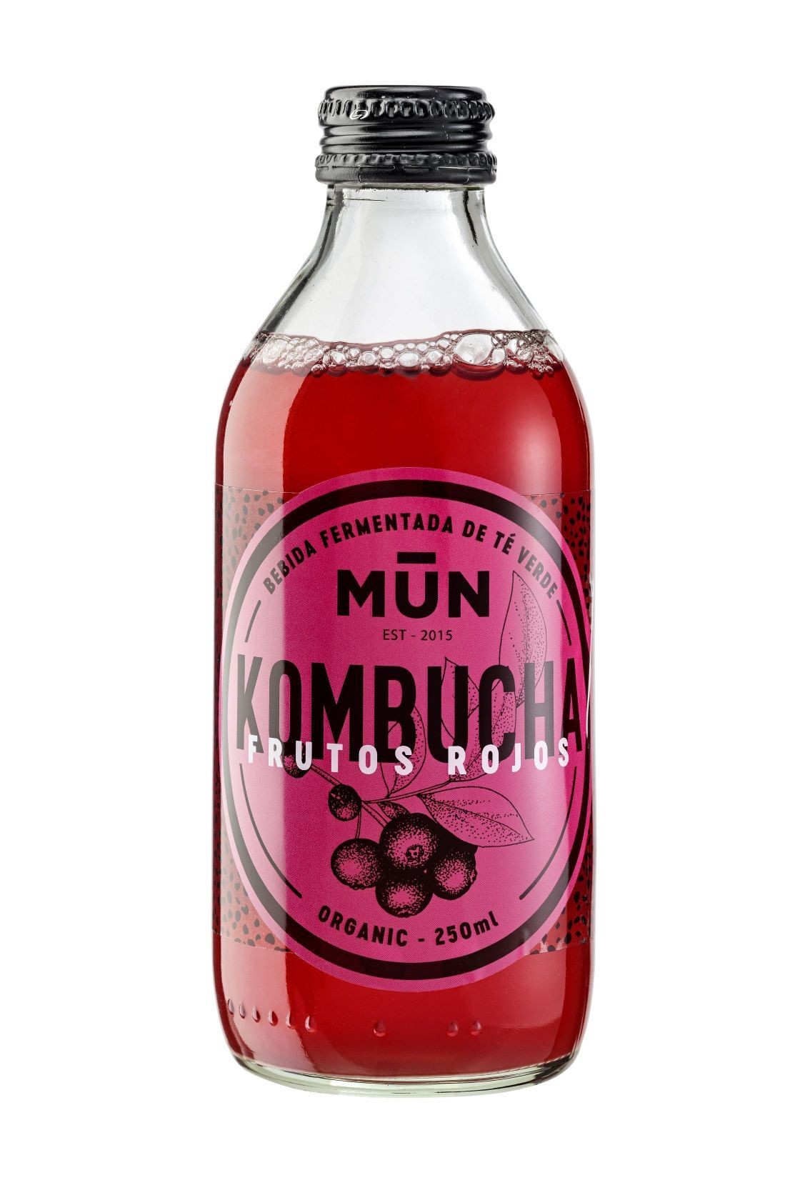 Mun kombucha frutos rojos 250ml