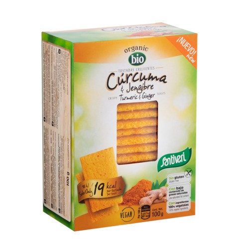 Tostadas ligera curcuma/jengibr.bio-n 100 g