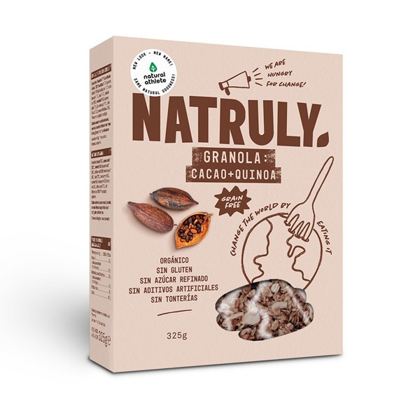 Granola bio cacao y quinoa 350 gr