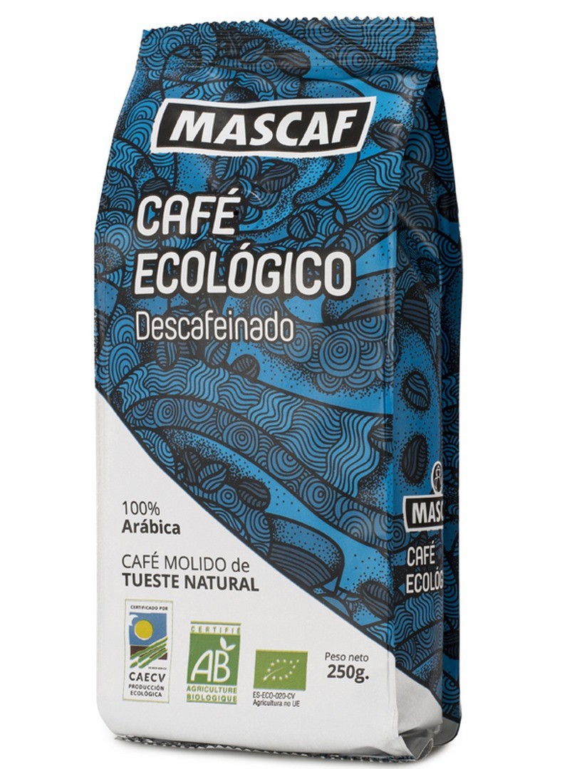 Bio café descafeinado molido 250 g