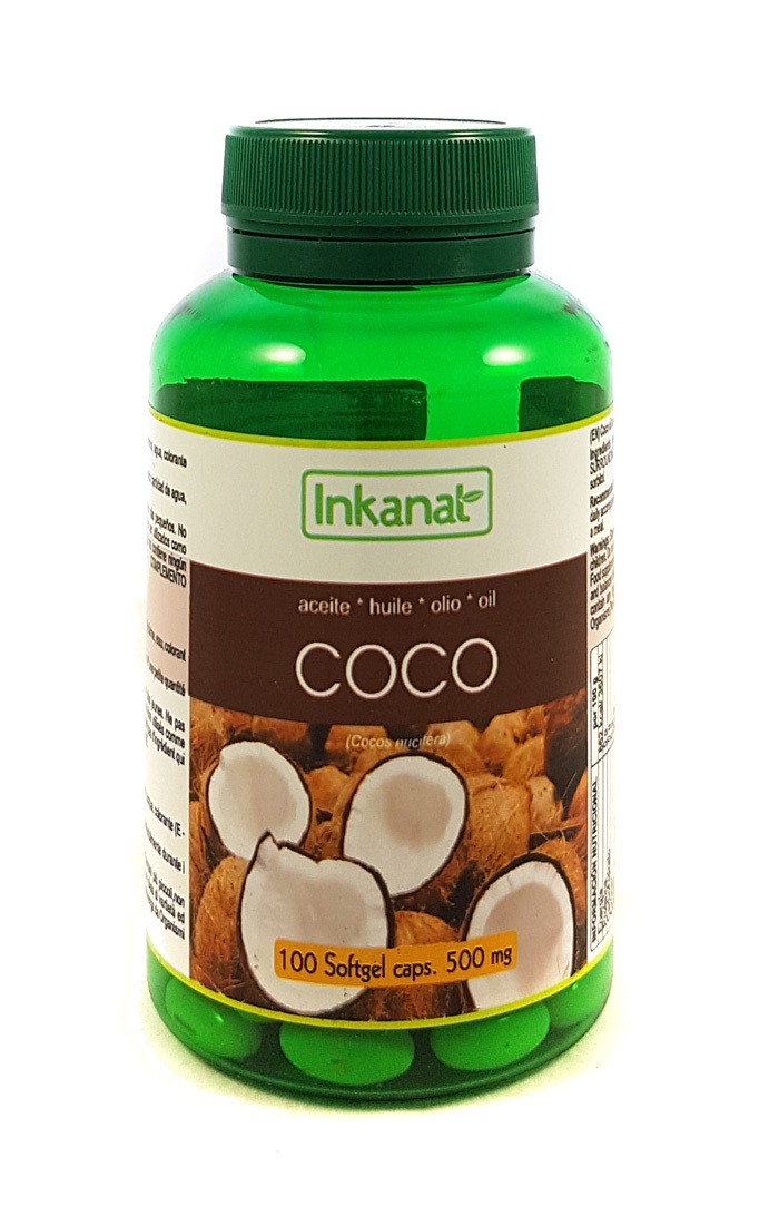 Perlas aceite de coco 500 mg