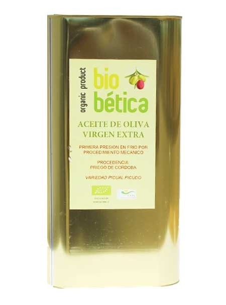 Aceite oliva arbequino bio 5l