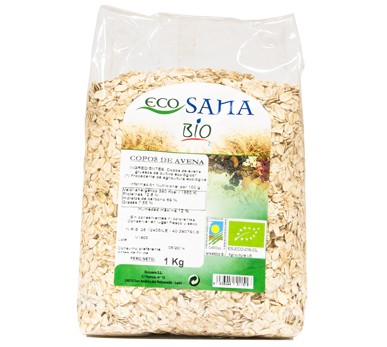 Copos avena bio 1kg ecosana