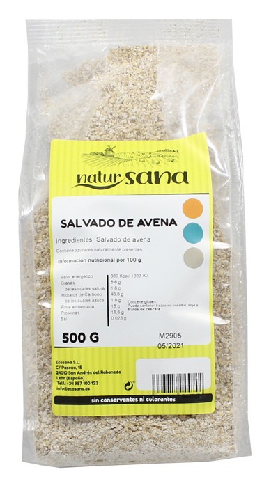 Salvado avena 500gr natursana