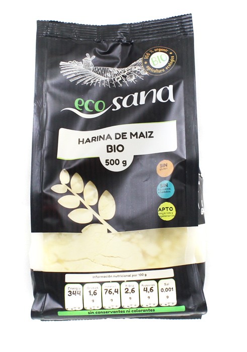 Harina maiz bio 500gr ecosana