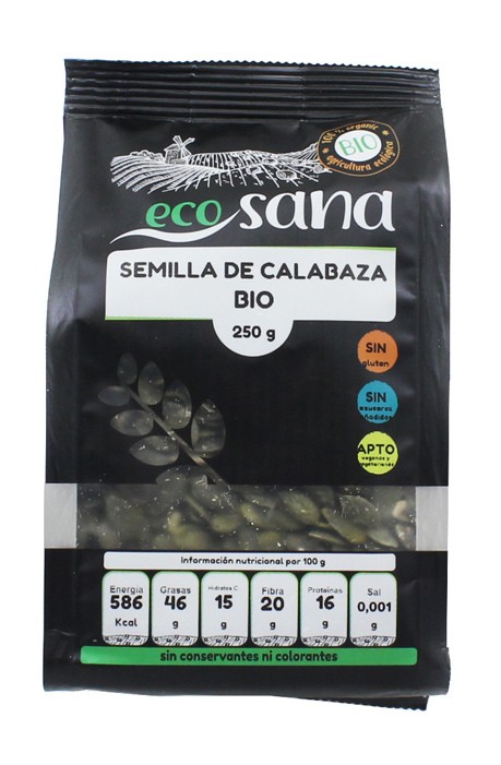 Semilla calabaza 250gr bio ecosana