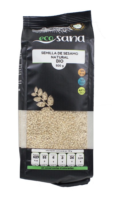 Sesamo natural 500gr bio ecosana