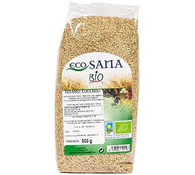 Sesamo tostado bio 500gr ecosana