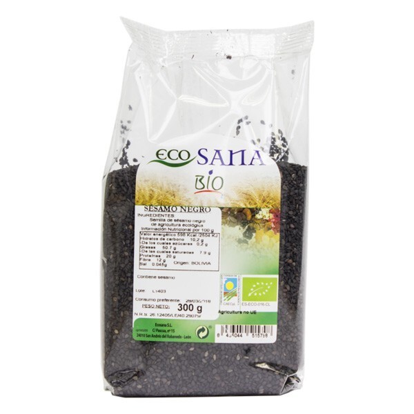 Sesamo negro bio 300gr ecosana