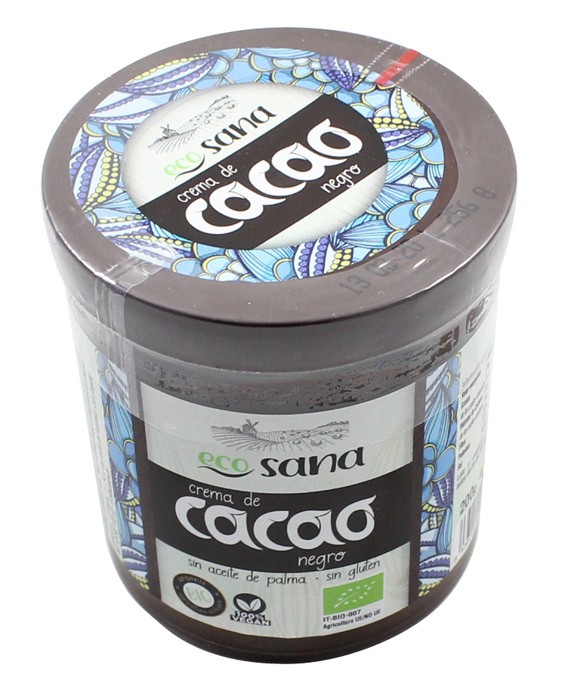 Crema cacao negro 200gr ecosana