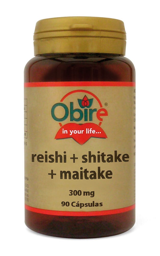 Reishi shitake maitake 300 mg 90 caps