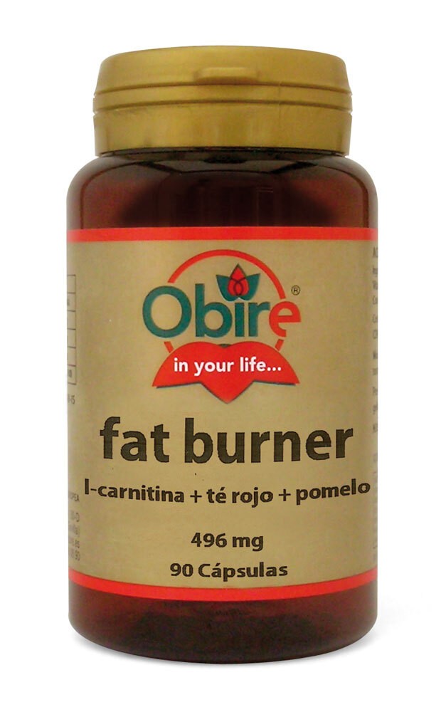 Fat burner l carnitina te rojo pom 496mg 90 cap