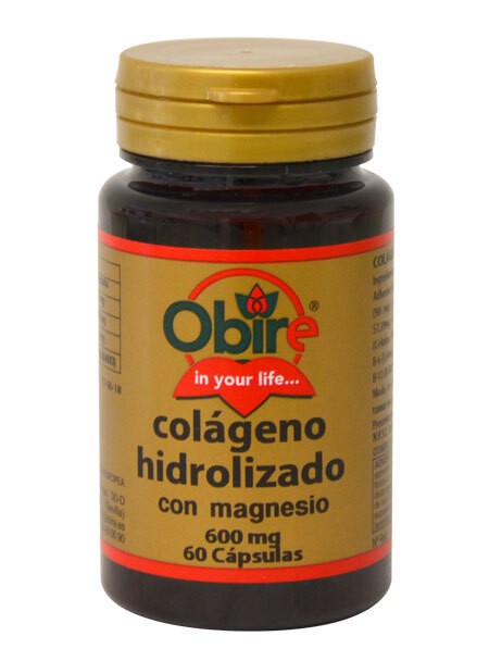 Colageno marino hidrolizado y magnesio 600mg 60caps