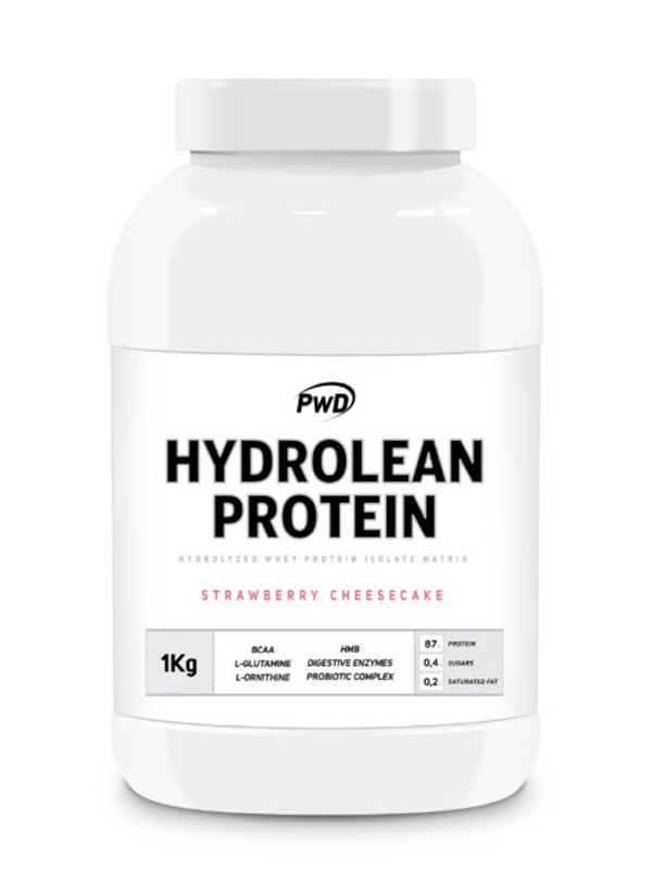 Proteina hidrolizada (hydrolean protein) fresa 1kg