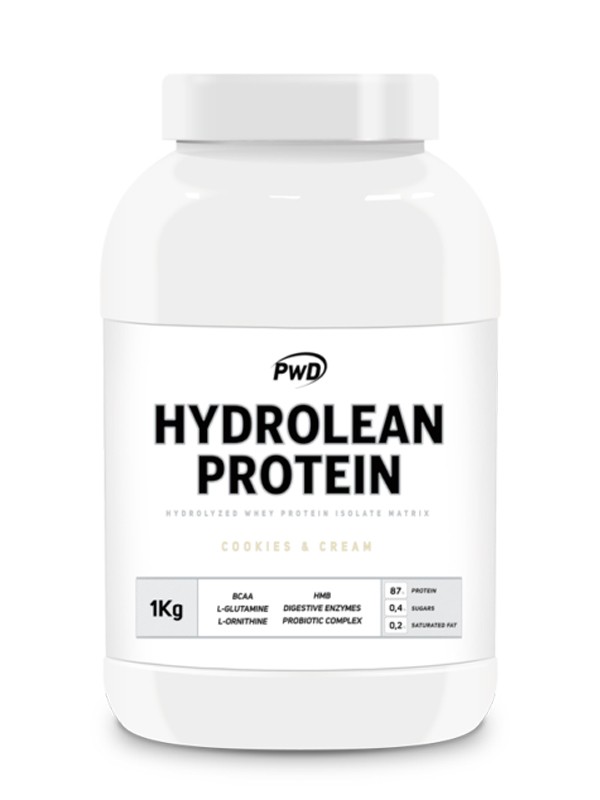 Proteina hidrolizada (hydrolean protein) cookies y cream 1kg