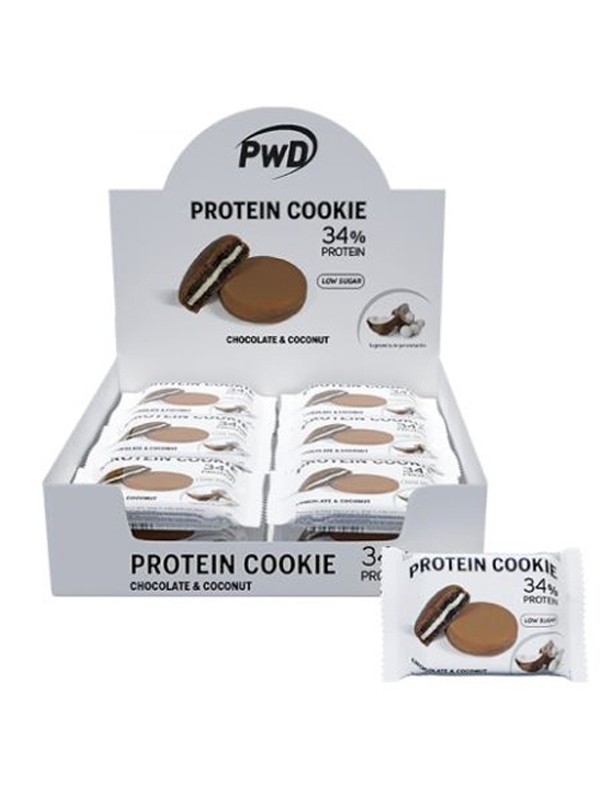 Protein cookie 34% protein chocolate y coconut (18 x 30g)